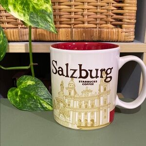Starbucks Salzburg Collector Series Mug - White and Red